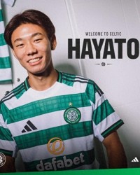 官方：凯尔特人从新泻天鹅签下日本23岁中后卫稻村隼翔