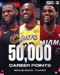 GA黄金甲体育平台-常规赛+季后赛总分破5万历史唯一！詹姆斯再创神迹